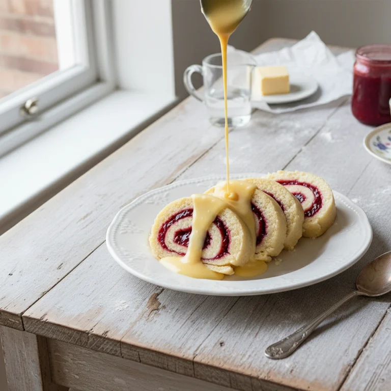 old school jam roly-poly recipe classic British dessert