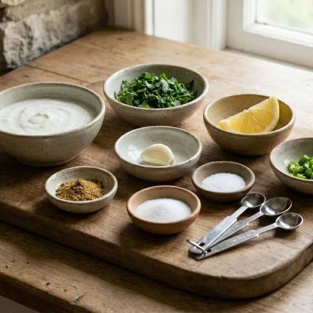 ingredients for pakora sauce