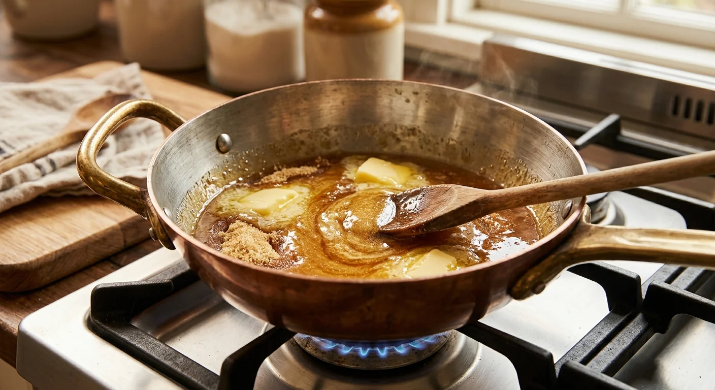 Melting flapjack butter